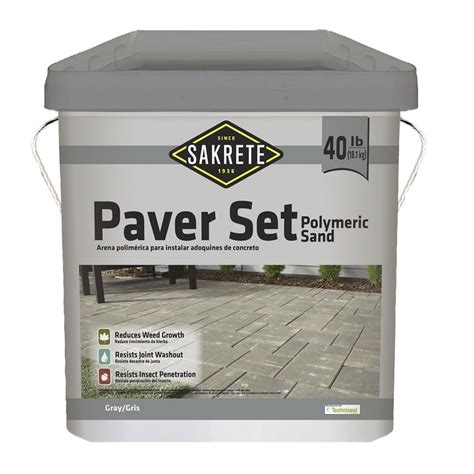 This polymeric sand consists of a 10 1 ratio of polymer and sand to form a strong and unbreakable substance for filling and mending hard surfaces. . Sakrete polymeric sand